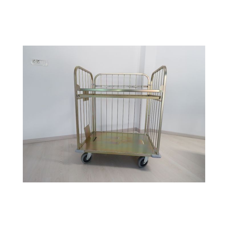 Mesh laundry transport trolley, model PMOVE V MINI
